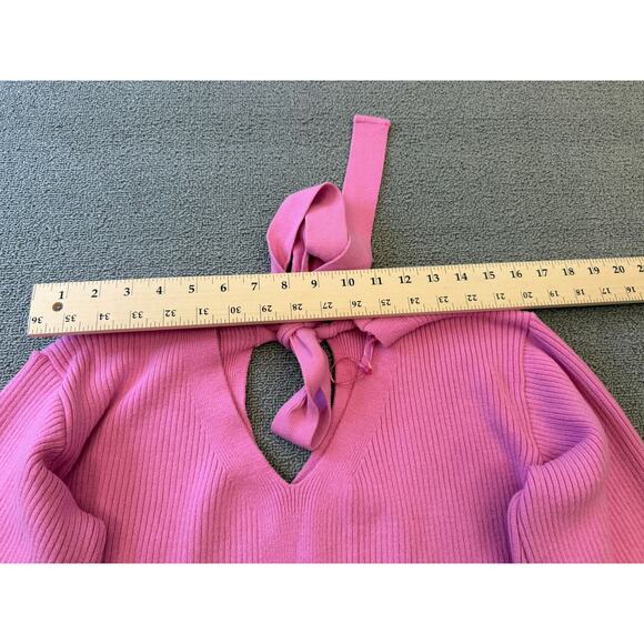 River Island Women Size 10 Pink Jumper Set Wide Leg - Picture 6 of 16